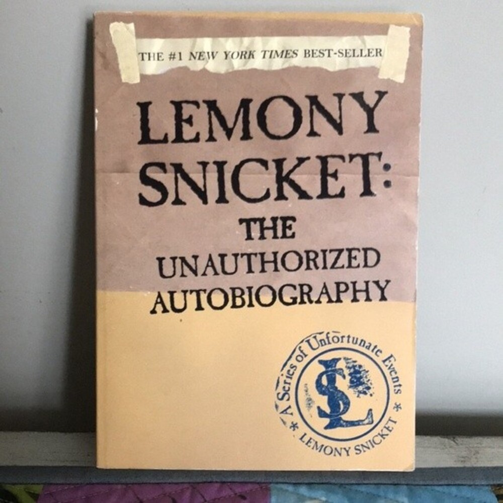 Lemony Snicket Book The Unauthorized Autobiography